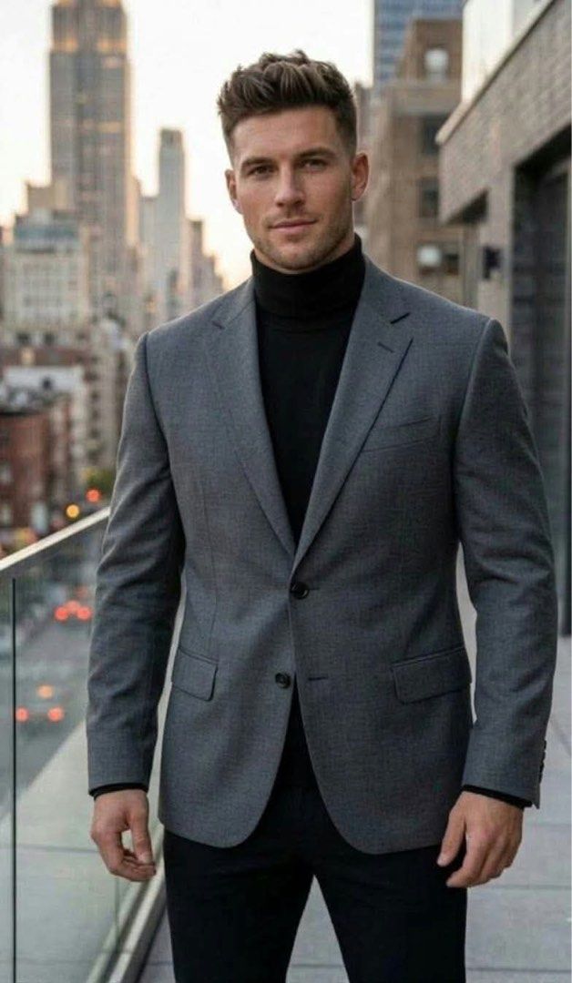 Armani Collezioni G Line Suit Jacket Blazer (Category: Coats, Jackets and Outerwear) located in Pagsanjan. Submitted by zhairaaaaa (Listing ID 1466479951, Image 1). Description: - Brand: Armani Collezioni (G Line) - Color: Dark charcoal grey - Origin: Made in Italy - Material: High-quality wool blend - Design: Classic two-button closure, notched lapels, front flap pockets, single back vent - Interior: Fully lined with internal pockets - Condition
