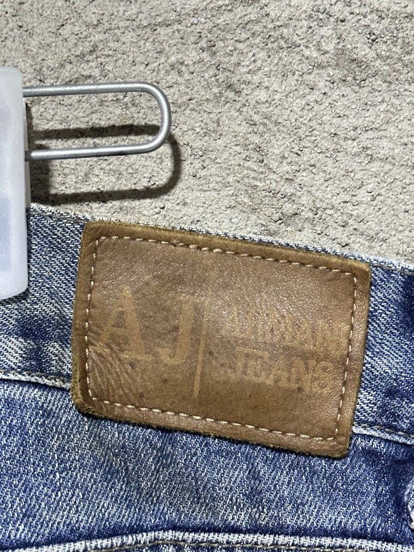 Armani Echange Jeans (Category: Jeans) located in Ozamiz City. Submitted by quick_done_deals (Listing ID 1466389675, Image 2). Description: 🛒 ** Armani Echange** 💯 Excellent Condition 📐 Dimes: Length: 44 Waist: 32 Leg Opening: 7.5 Needs wash fresh from bale 🔍 Issue: None 🎨 Color Rate: 9.5 / 10.