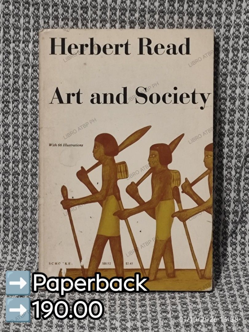 Art and Society (Category: Storybooks) located in Quezon City. Submitted by libro_atbp (Listing ID 1466396261, Image 1). Description: 📚 PRE-LOVED BOOKS FOR SALE Decluttering my personal collection. 💜 Prices & conditions are indicated in the photos. 💳 GCash / MariBank / GoTyme 🚚 Grab / Lalamove / Flash / J&T 📍 QC PAYO • FIRST TO PAY No COD • No reservations DM/comment if interested. 💜.
