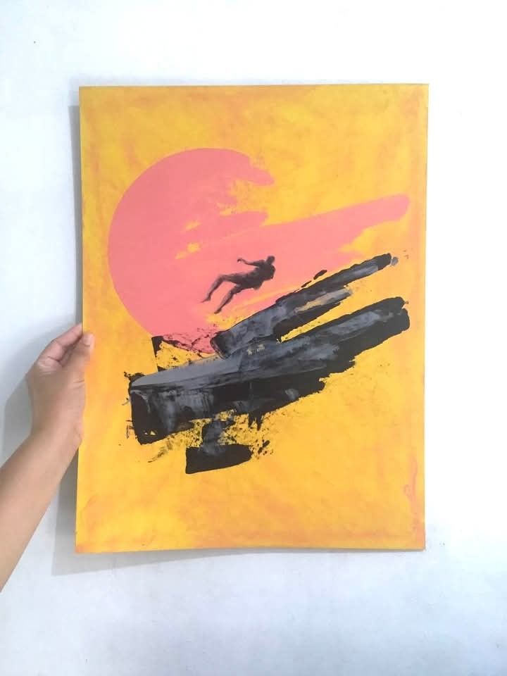 Artwork / Painting ( Unframed ) " Dream Horizon " (Category: Art & Prints) located in Santa Rosa. Submitted by teph.l (Listing ID 1466386090, Image 2). Description: “Dream Horizon” Unframed Painting Php 5,000 Medium: Acrylic latex on multipurpose board Size: approx 20 x 15 inches Ap Marfil 2026 MOP: GCASH Shipment: LBC/ Lalamove Shipping fee shouldered by the buyer.