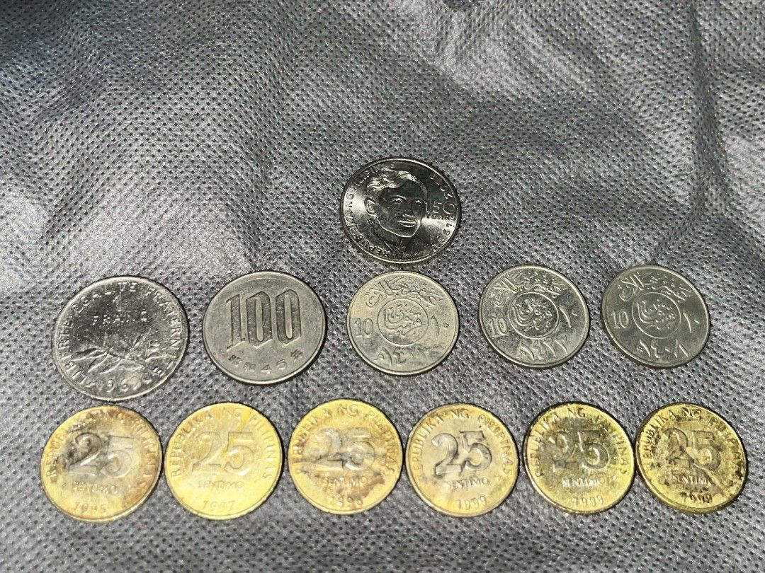 Assorted Philippine Commemorative and Circulation Coins Collection (Category: Currency) located in Carmona. Submitted by airab_1128 (Listing ID 1466509331, Image 2). Description: - Assorted Philippine coins including standard denominations (10 pesos, 25 sentimo) and special commemorative pieces - Features various years and designs across the lot - Ideal starter set or addition for coin collectors and currency enthusiasts - Selling as a complete b