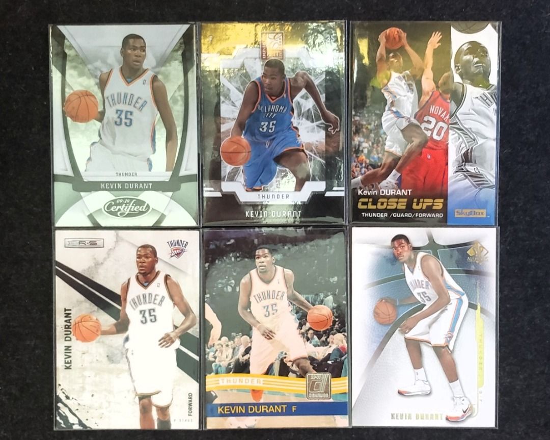 Assorted Vintage NBA Cards (Category: Trading Cards Accessories) located in Valenzuela. Submitted by potatochipsdoe (Listing ID 1466486755, Image 1). Description: NBA Cards for SALE! - Can send more pictures kasi limited to 10 pictures on post. - 1 Box - Mix of different brands - Has Kevin Durant, Jeff Green, James Harden, Serge Ibaka, Russell Westbrook, Shawn Kemp, Lakers - We can VC and I can show you the cards - These are NOT in Mint Condition