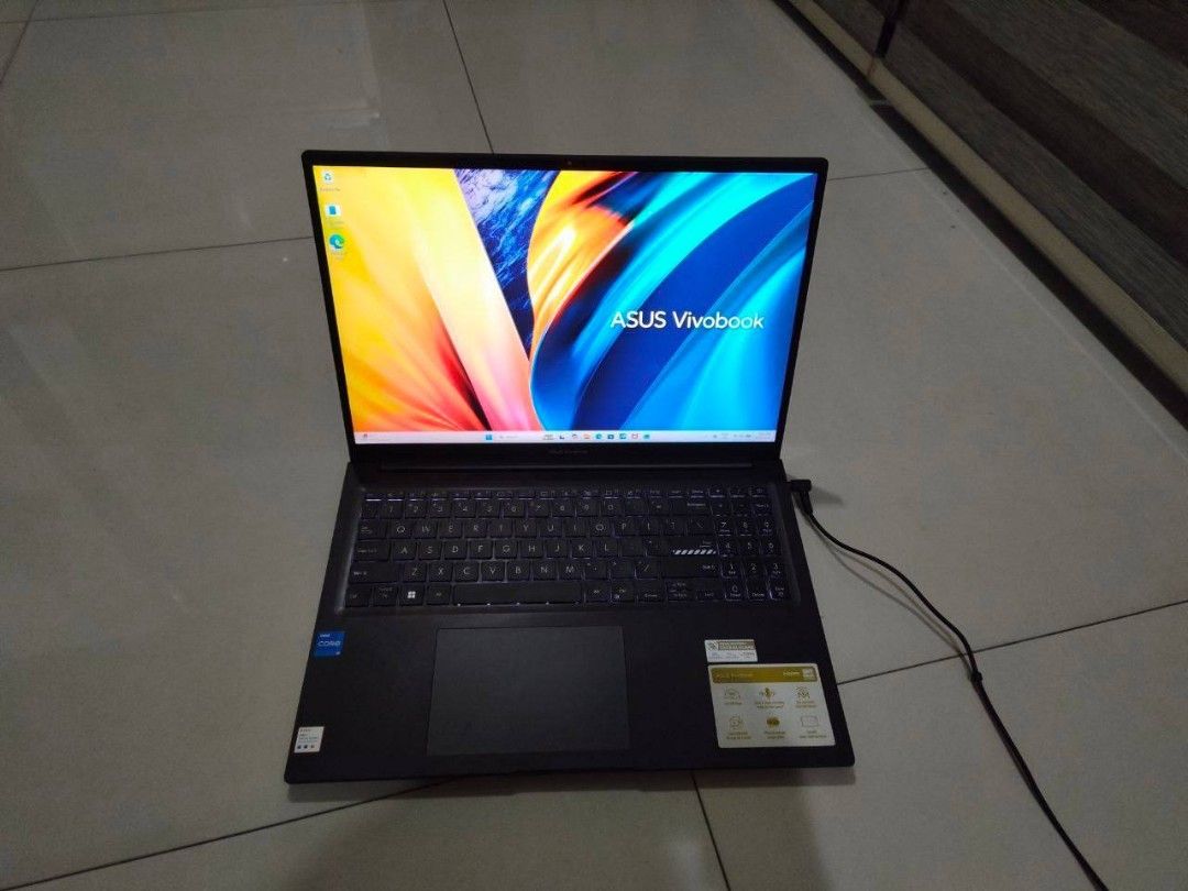 Asus Vivobook 16 (Category: Laptops & Notebooks) located in Batangas. Submitted by batangascitywatches (Listing ID 1466444437, Image 1). Description: Asus Vivobook 16 • Intel Core i5-1235u [ 12th Gen ] • 512gb M.2 NVMe SSD • 8gb DDR4 Ram • Intel UHD Graphics • 16 Inch Anti-Glare Display • Built-in Camera • Windows 11 [ Expandable Ram ] Issue • Display Flickering [ External Monitor Provided ] Inclusions • Original Asus Charger • Screen Protector •