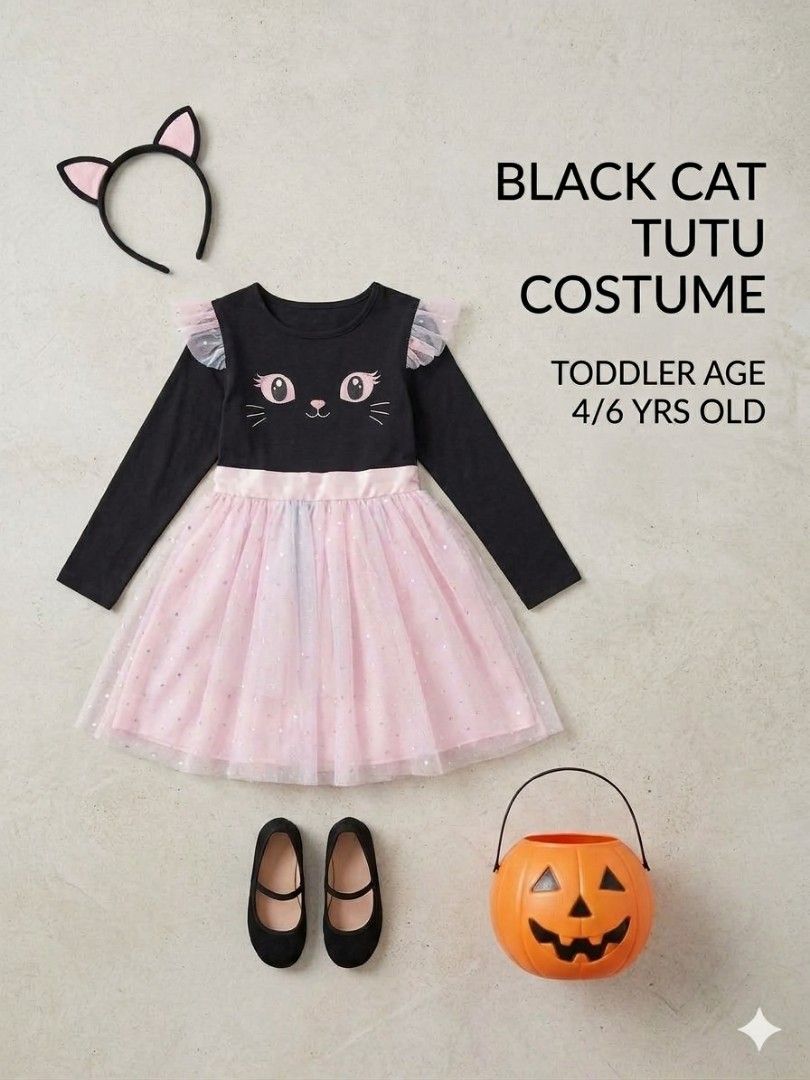 Authentic & Imported Cute Kid Girl (Category: Babies & Kids Fashion) located in Las Pinas. Submitted by outerwearsmanila (Listing ID 1466411210, Image 3). Description: Description Imported extensive range of quality dress ups is designed for children to play hard while setting their imagination free. Every day is a special occasion. BRAND New Imported Age 4/6 yrs old Costume Tutu Dress Cat 1 DRESS 1 HEAD BAND 1 TAIL.