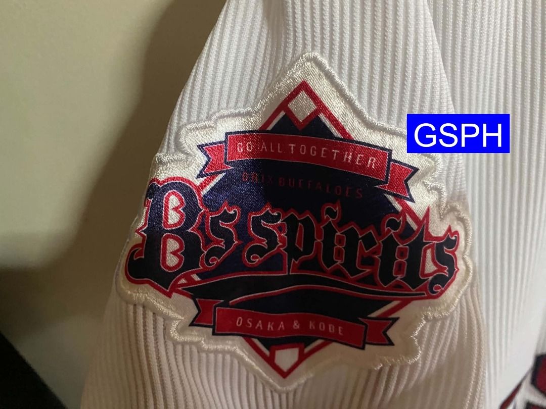 Authentic Orix Buffaloes Daiki Tajima #29 Baseball Jersey (Category: Activewear) located in Makati City. Submitted by goodiesstuff_ph_17119811 (Listing ID 1466430007, Image 3). Description: Bought this by my aunt back in Japan as a souvenir on 2018, never been worn because it was too big for me. - Authentic 2018 Orix Buffaloes home baseball jersey - White design with stylish red and navy trim - Daiki Tajima name and number 29 fully stitched on th