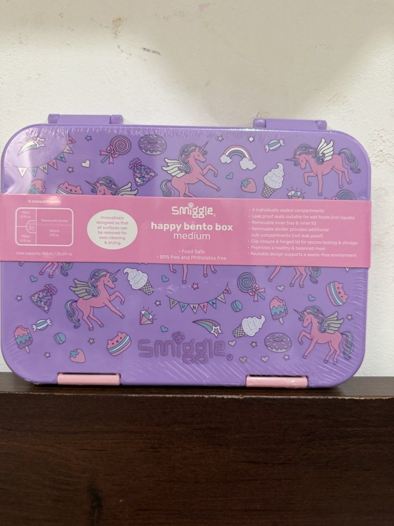 Authentic Smiggle Bento box (Category: Weaning & Toddler Feeding) located in Cebu City. Submitted by shopnsave2015 (Listing ID 1466385894, Image 2). Description: .