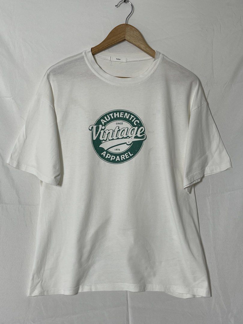 Authentic Vintage Apparel Graphic Oversized Shirt (Category: Shirts) located in Imus. Submitted by mochi.rella (Listing ID 1466457451, Image 2). Description: Authentic Vintage Apparel Good Condition | Minor Stains Fit XL W 24 | L 25 .