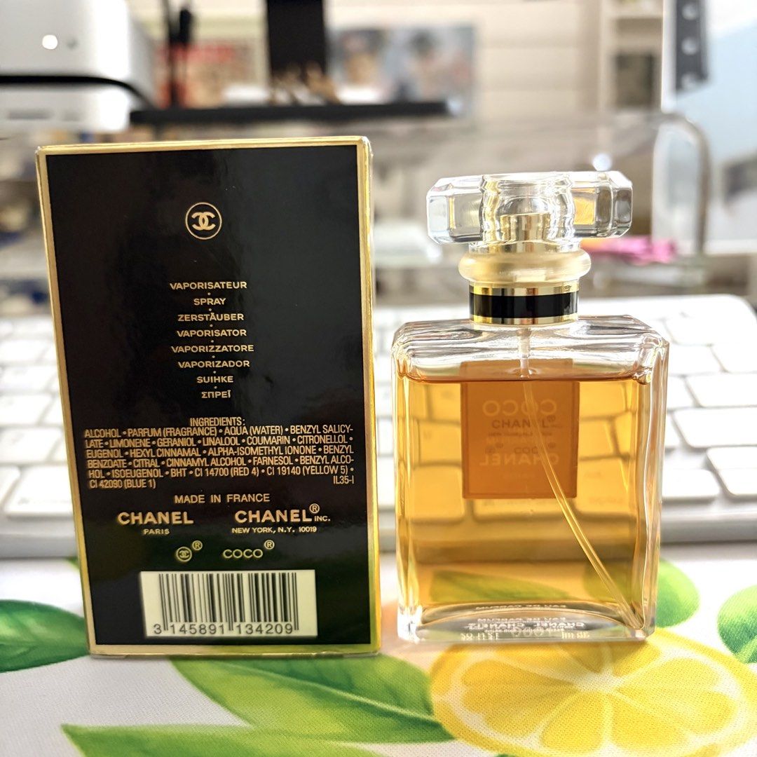 Authentic Vintage Chanel Coco Eau de Parfum (EDP) 35ml with Box (Category: Fragrance & Deodorants) located in Quezon City. Submitted by tflquezoncity (Listing ID 1466461766, Image 3). Description: ✨ Authentic Vintage Chanel Coco Eau de Parfum (EDP) 35ml with Box ❤️₱5,500 (Slightly negotiable for serious buyers) ❤️Selling a beautifully preserved, rare 2004 vintage formulation of Chanel Coco Eau de Parfum in near-full condition. Gifted from the US 