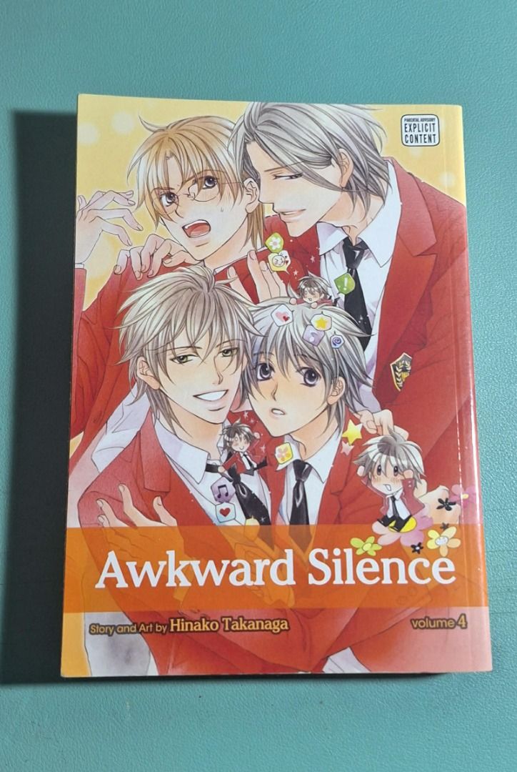 Awkward Silence Manga BL Boys Love Comic Sublime (Category: Comics & Manga) located in Manila. Submitted by adjconcepc45071 (Listing ID 1466401194, Image 1). Description: - Title: Awkward Silence Volume - Publisher: Sublime Manga - Language: English Edition - Format: Standard Paperback - Rating: Mature (label on back cover) - Pricing details visible on back (US/CAN/UK) - Barcode and ISBN intact on lower back cover - EXPLICIT CONTENT Meet-up locat