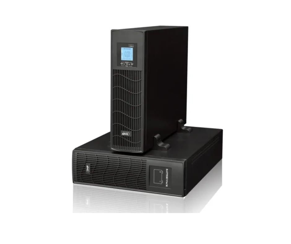 AWP ALR6000 UPS (Category: Office & Business Technology) located in Caloocan City. Submitted by exomanila-83006 (Listing ID 1466438119, Image 1). Description: AWP ALR6000 UPS 6000VA / 5400W | True Online Double Conversion | Rackmount-Tower Design Internal Battery Pack | 16x 12V/7AH Batteries LCD Display | USB | RS232 | Fax/Modem | SNMP Slot Dimensions: 440 x 580 x 132mm FREE FEET ₱80,400 / unit VAT Inc. Warranty: 2 Years on UPS | 1 Year on Batter