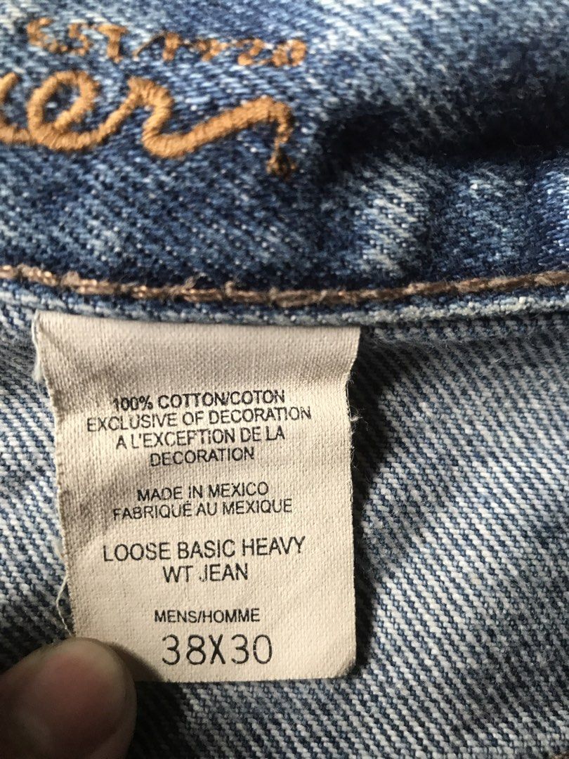 BAGGY JEANS DENIM (Category: Jeans) located in Himamaylan. Submitted by ilovemyswag67 (Listing ID 1466406452, Image 3). Description: add sf width-30cm (each leg) lenght-100cm.