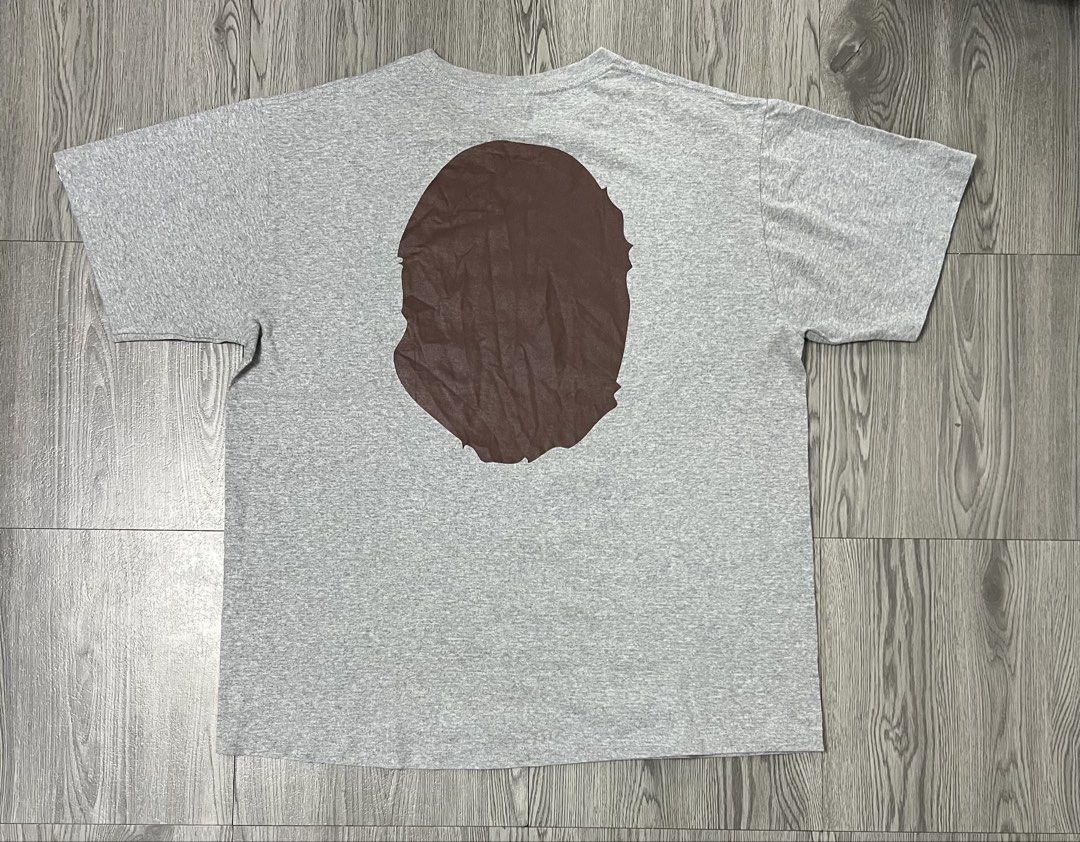Bape Big Head Tshirt (Category: Tshirts & Polo Shirts ) located in Bacoor. Submitted by southlocalgarage (Listing ID 1466448286, Image 2). Description: Bape Big Head Tshirt Authentic Size 2xl on tag Excellent condition No issue Actual dimes! Width-24 Length-29 Price 2500+sf Dm to Purchase📩.