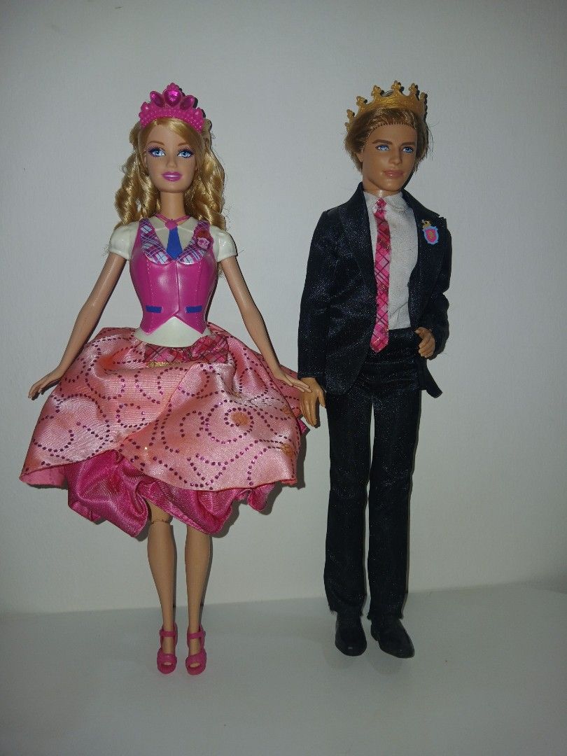 Barbie Princess Charm School Doll 2011 (Category: Kids Toys) located in Subic. Submitted by frncnjntmr22 (Listing ID 1466452105, Image 1). Description: ken Prince Nicholas yung uniform sticker nabakbak yung school tag due to old age. barbie transformation gimmick still working. slight yellowing sa neck to chest pero di naman ganun ka yellow include reimagined prince dog pet..