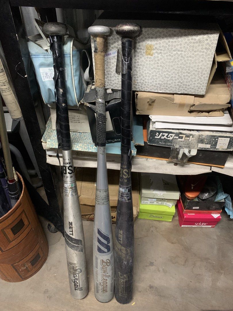 Baseball bat set of 3 (Category: Other Sports Equipment and Supplies) located in San Fernando. Submitted by ela_angeles.21 (Listing ID 1466505959, Image 1). Description: -japan surplus -₱800 each.