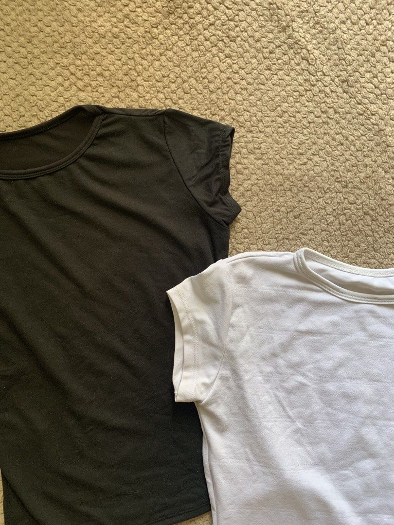 Basic Top Black and White (Category: Others Tops) located in Manila. Submitted by nuelaar (Listing ID 1466345503, Image 2). Description: Bundle Bust 32-34.