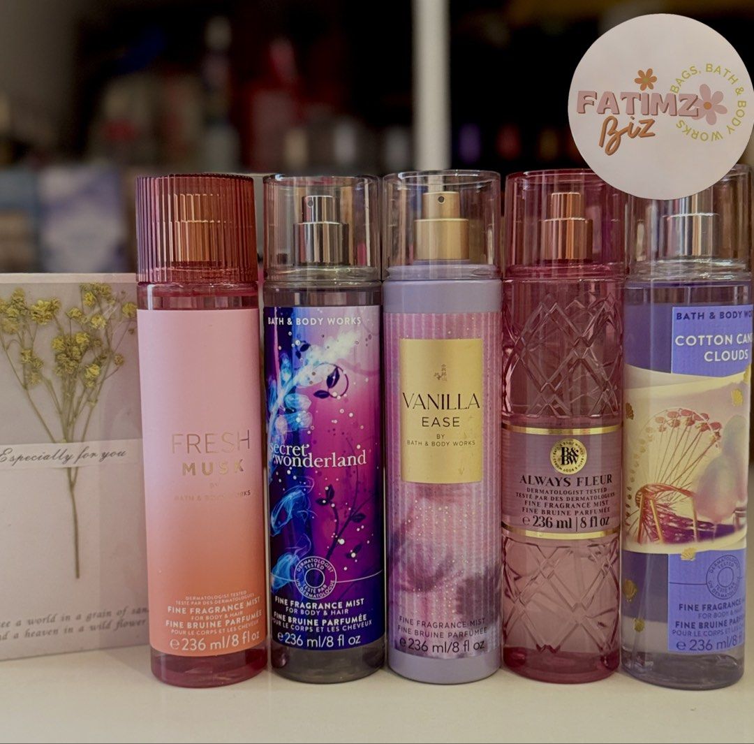 BBW Bundle SALE!!!!!! (Category: Fragrance & Deodorants) located in Manila. Submitted by gjion (Listing ID 1466347249, Image 2). Description: Only 1950 for 5 Mist😍.