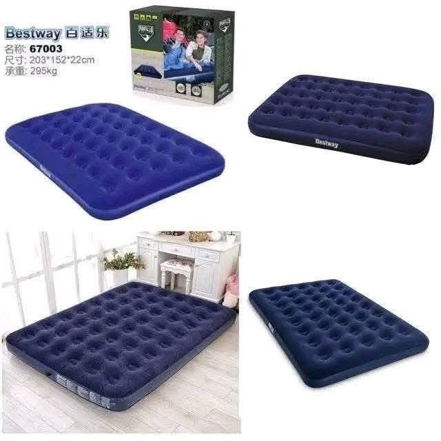 Bestway Airbed (Category: Bed Frames & Mattresses) located in Manila. Submitted by yzcartph (Listing ID 1466469474, Image 1). Description: BESTWAY AIR BED ✅67000-₱650 ✅67002-₱890 ✅67003-₱1150 ✅67004-₱1300 Electric pump 280 Manual pump 230.