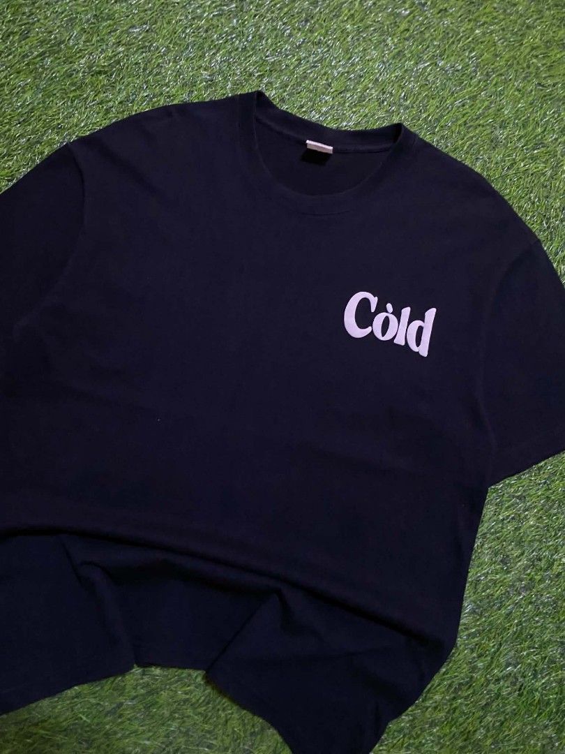Black Cold T-shirt Size L (Category: Shirts) located in Manila. Submitted by franzenbal30332 (Listing ID 1466456600, Image 2). Description: COLD SIZE L WIDTH - 21 LENGTH - 28 COLOR RATE 9.5 EXCELLENT CONDI NO ISSUE.