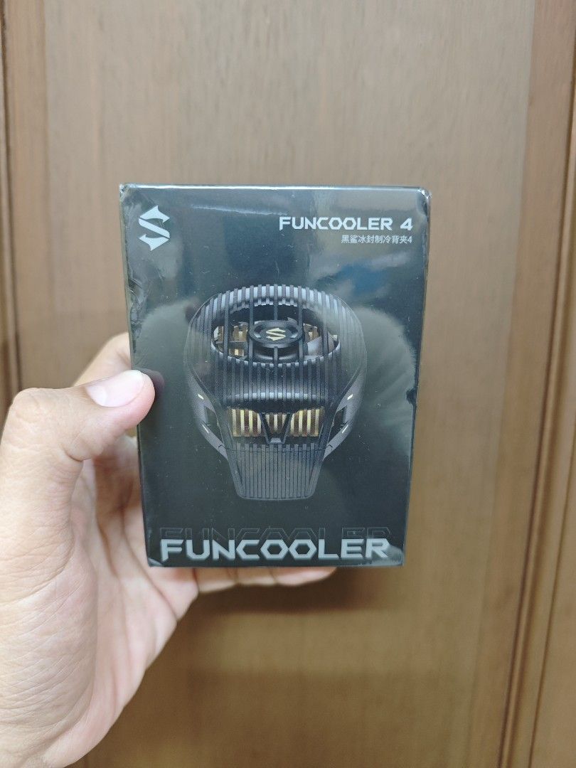Black Shark Fun Cooler 4 mobile phone cooler (Category: Other Mobile & Gadget Accessories) located in Quezon City. Submitted by unboxingtito (Listing ID 1466450811, Image 1). Description: Brand new and sealed..