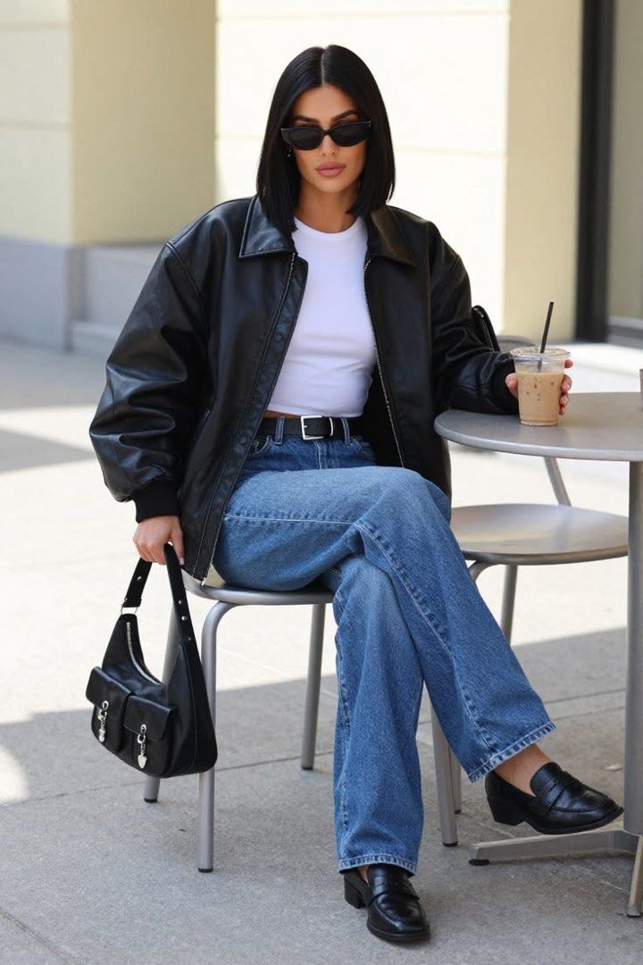 Black soft Leather Jacket (Category: Coats, Jackets and Outerwear) located in Cabanatuan. Submitted by ldej20 (Listing ID 1466357853, Image 2). Description: bnew with tag bought 1200 large on tag rfs : di umabot sa trip .
