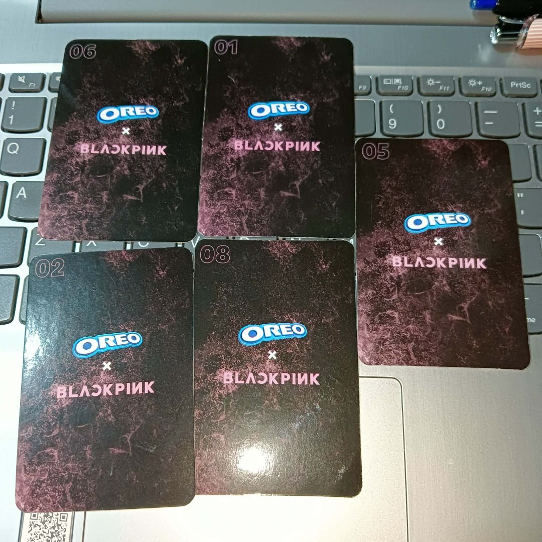 BLACKPINK Oreo Photocards (Category: K-Wave Merchandise) located in Quezon City. Submitted by shuangjiang (Listing ID 1466459507, Image 3). Description: have: 2 - jisoo 1 - jennie 1 - lisa 1 - group price: 50 each (pay as you order through gcash).