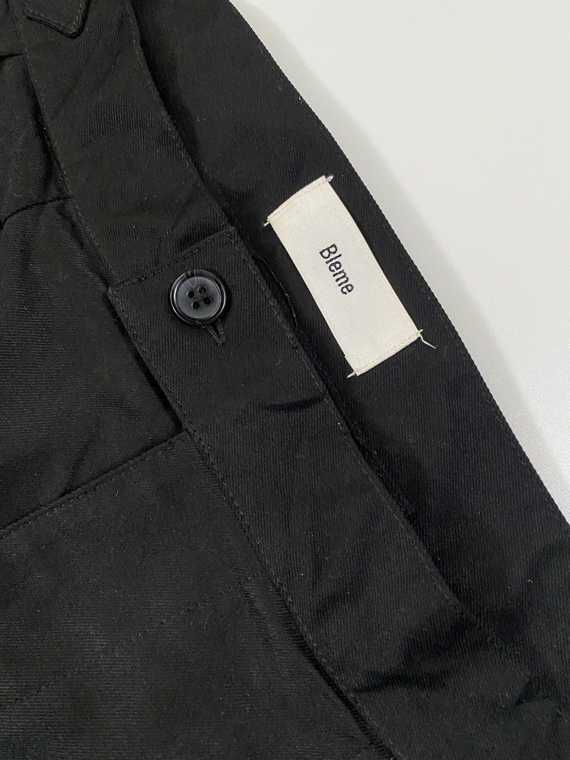Bleme Pleated Trouser Gurkha (Category: Trousers) located in Bago City. Submitted by johnpaul_gidlayan (Listing ID 1466467063, Image 3). Description: Bleme Pleated and Belted Trouser Item Details Size: 32 Lenght: 42 Leg Opening: 10 Rise: 13.5 Condition: Excellent condition (needwash) Color Rate: 9.5/10 Flaws: Pinhole of back leg opening and issue button at the back (Item color vary due to lighting) — Price: 800+sf.