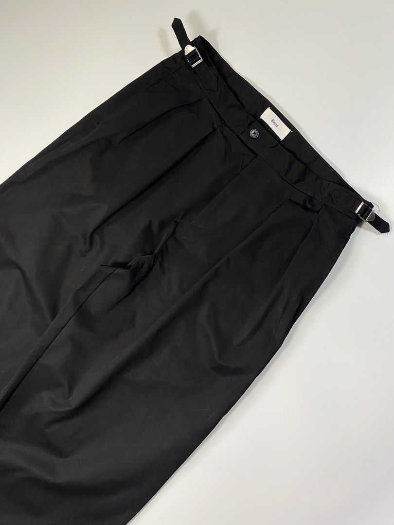 Bleme Pleated Trouser Gurkha (Category: Trousers) located in Bago City. Submitted by johnpaul_gidlayan (Listing ID 1466467063, Image 2). Description: Bleme Pleated and Belted Trouser Item Details Size: 32 Lenght: 42 Leg Opening: 10 Rise: 13.5 Condition: Excellent condition (needwash) Color Rate: 9.5/10 Flaws: Pinhole of back leg opening and issue button at the back (Item color vary due to lighting) — Price: 800+sf.