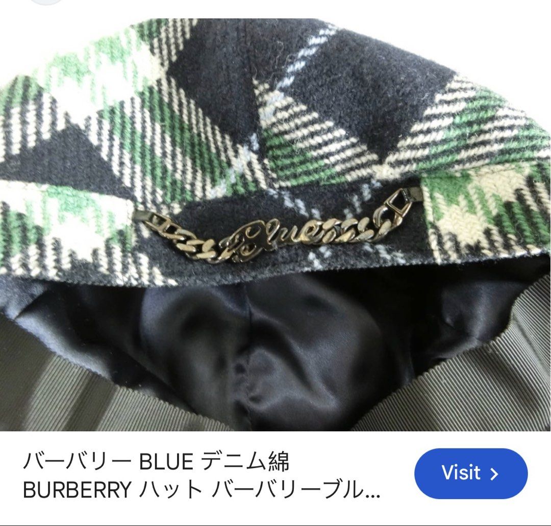 BLUE BURBERRY (Category: Hats & Beanies) located in Catbalogan. Submitted by wayndsyclee. (Listing ID 1466431341, Image 1). Description: BLUE BURBERRY ONE SIZE FIT ALL NO ISSUE EXCELLENT CONDITION COLOR RATW 9.5/10.