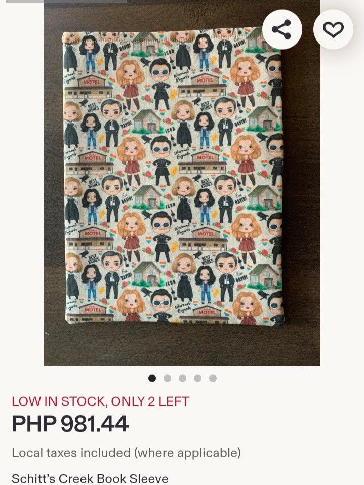 Book sleeve (Category: Everything Else Others) located in Marikina City. Submitted by joyful.finds (Listing ID 1466357437, Image 2). Description: .