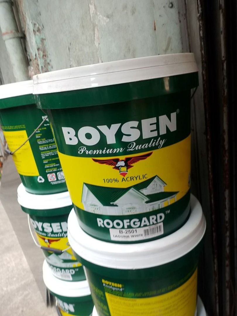 Boysen Roofgard Laguna White (Category: Construction Tools & Equipment) located in Manila. Submitted by joeyroque09 (Listing ID 1466390947, Image 3). Description: Boysen Roofgard Laguna White.