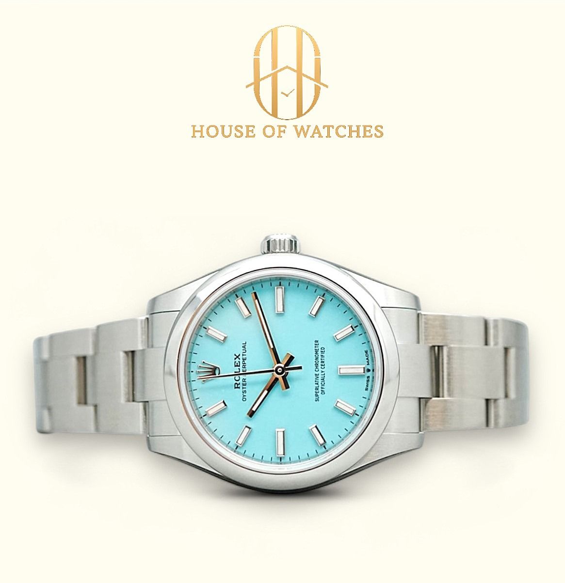Brand New September 2026 Rolex Oyster Perpetual 31 Tiffany Turquoise Oyster 277200 277200 Tiffany OP31 (Category: Watches) located in Singapore. Submitted by houseofwatches.sg (Listing ID 1466444821, Image 1). Description: Stay connected with House of Watches! Brand New September 2026 Rolex Oyster Perpetual 31 Tiffany Turquoise Oyster 277200 Our Price: $14,350 SKU: HS24611 Brand: Rolex Reference: 277200 Condition: Brand New Dated: September 2026 