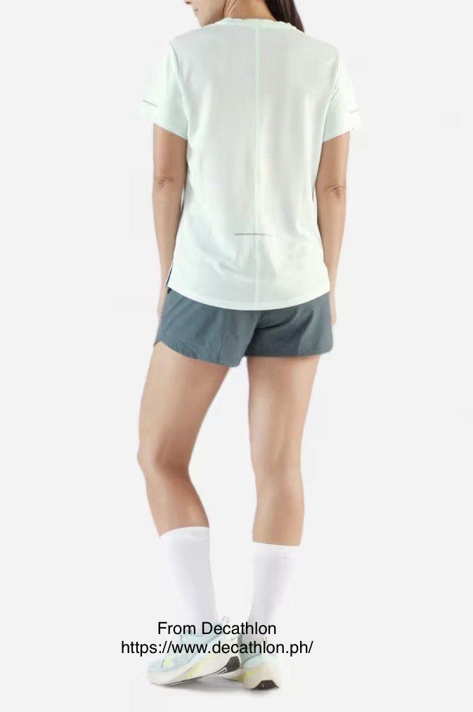 Breathable Running T-Shirt (Category: Activewear) located in Pasig City. Submitted by jsyrgt (Listing ID 1466352467, Image 2). Description: Condition: 10/10 (Brand New without tag) From Decathlon: •Featuring a loose cut that’s slightly longer back at the back, it’ll make you feel totally at ease when running. •Micro-perforated back for perfect ventilation. It’ll soon become your best ally. •Designed for running in warm weather, this T-shirt is pe