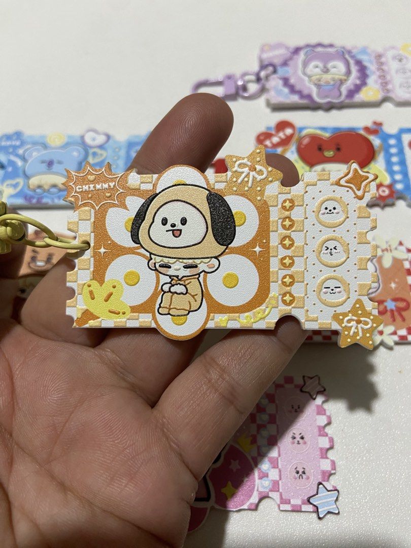 Bt21 ticket pendant design keychain charm (Category: Other Accessories) located in Cainta. Submitted by janilen (Listing ID 1466475368, Image 2). Description: .