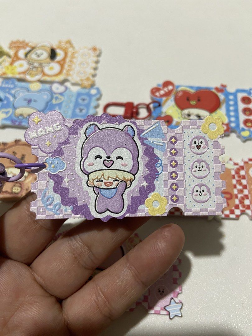 Bt21 ticket pendant design keychain charm (Category: Other Accessories) located in Cainta. Submitted by janilen (Listing ID 1466475368, Image 3). Description: .