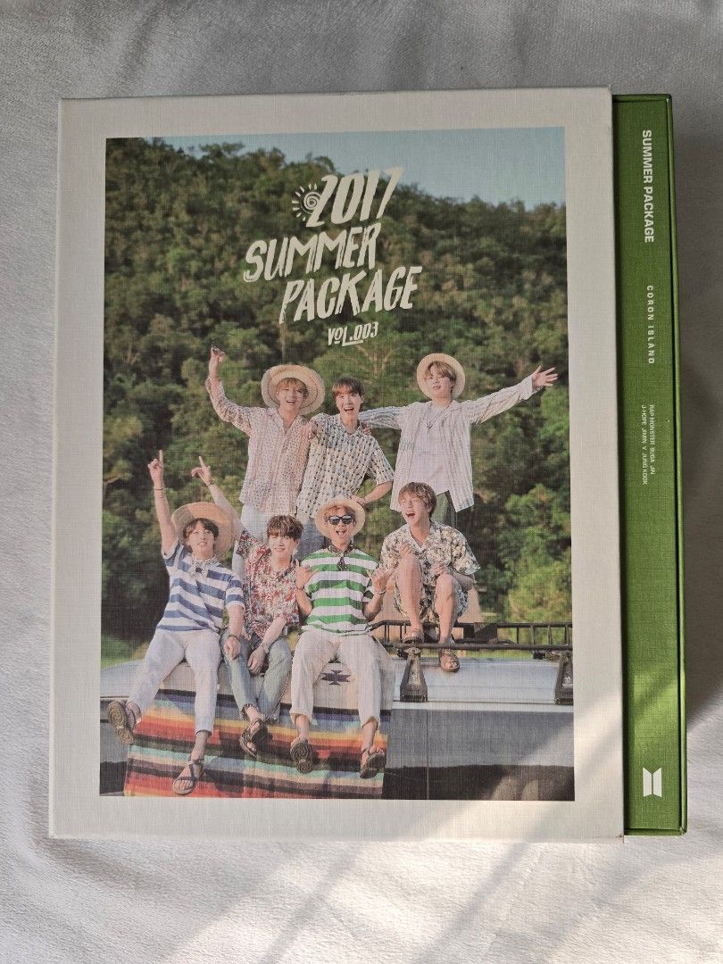 BTS 2017 Summer Package Vol.3 Coron Island (Category: K-Wave Merchandise) located in Davao. Submitted by aikaerika (Listing ID 1466523296, Image 1). Description: rare BTS 2017 summer package complete inclu. 💜 JUNGKOOK RANDOM PHOTOBOOK LIKE NEW WHAT YOU SEE IS WHAT YOU GET onhand & ready to ship.