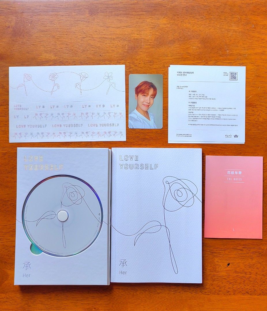 BTS Love Yourself: Her (E version w/ J-hope PC) (Category: K-Wave Merchandise) located in Cebu City. Submitted by pikapicachuuu_bns (Listing ID 1466479229, Image 2). Description: WTS LFB ↪︎ BTS Love Yourself: Her (E version w/ J-hope PC) 💸 500 📍Official 📍On hand 📍Reply or message to claim #bts #jin #v #jungkook #jimin #rm #suga #jhope #btsalbum #kpop #album #merch #army #wts #lfb #willingtosell #lookingforbuyer #photocard #cd #btsalbum #btsar