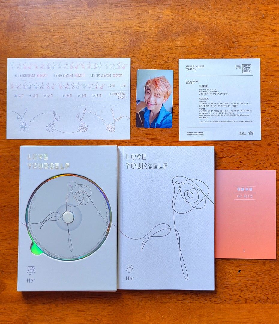 BTS Love Yourself: Her (L version w/ RM PC) (Category: K-Wave Merchandise) located in Cebu City. Submitted by pikapicachuuu_bns (Listing ID 1466479739, Image 1). Description: WTS LFB ↪︎ BTS Love Yourself: Her (L version w/ RM PC) 💸 500 📍Official 📍On hand 📍Reply or message to claim #bts #jin #v #jungkook #jimin #rm #suga #jhope #btsalbum #kpop #album #merch #army #wts #lfb #willingtosell #lookingforbuyer #photocard #cd #btsalbum #btsarmy #army