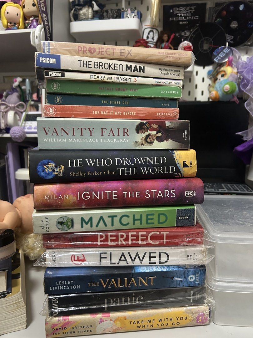 BULK TAKE ALL YA AND FANTASY BOOKS DECLUTTER (Category: Storybooks) located in Manila. Submitted by duhyahn (Listing ID 1466354290, Image 2). Description: STILL NEGOOO PLS GET THIS BULK NA will add more if ever state ur offers lang po 40+ BOOKS - Massive collection of YA and fiction books (paperbacks and hardcovers) - Featured titles: Beautiful Creatures, Vanity Fair, Lux, Matched, and more - Genre mix: Fantasy, romance, and contemporary stories 