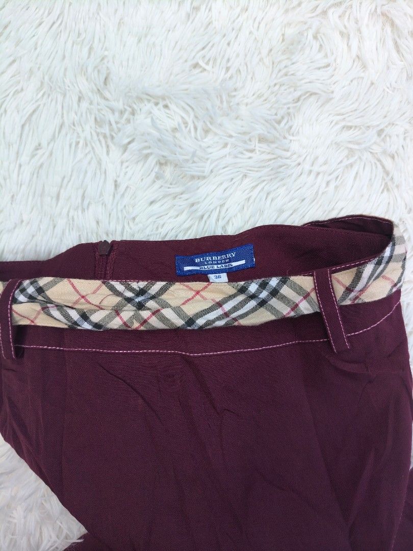 Burberry Blue Label Skirt (Category: Skirts) located in Nabunturan. Submitted by mariposa_clo (Listing ID 1466457674, Image 3). Description: Thrifted source. Location: Davao de Oro.