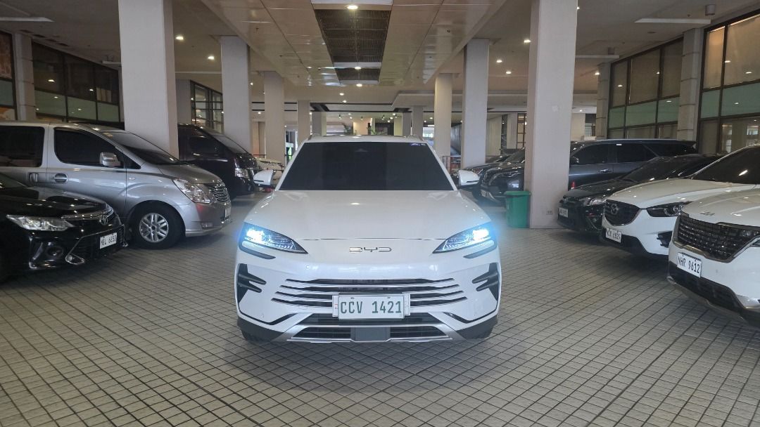BYD E6H (A) (Category: Used Cars) located in Caloocan City. Submitted by thelordsprophet (Listing ID 1466383490, Image 1). Description: Byd sealion 6 - Sept 2024 unit - Casa maintained - 24,006 km mileage (20k ev, 6k gas) - Spare tire - xpel windshield film - seller is owner .