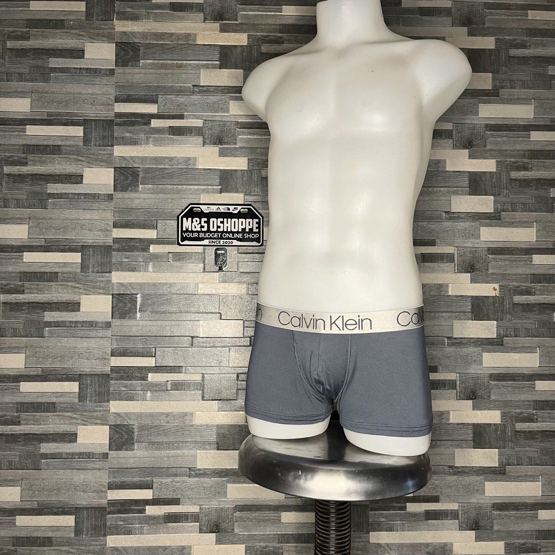 Calvin Klein Grey Boxer Briefs (Category: Underwear) located in Tukuran. Submitted by ms-oshoppe (Listing ID 1466506391, Image 1). Description: 𝗕𝗥𝗔𝗡𝗗: CALVIN KLEIN 📍𝗦𝗜𝗭𝗘: 32-34 📍𝗖𝗥: 9.8/10 📍𝗜𝗦𝗦𝗨𝗘: None (𝐌) 𝐌𝐈𝐍𝐄 - 300 (𝐒) 𝐒𝐓𝐄𝐀𝐋 - 350 (𝐆) 𝐆𝐑𝐀𝐁 -400 — 𝐌𝐈𝐍𝐈𝐌𝐔𝐌 𝐈𝐍𝐂𝐑𝐄𝐌𝐄𝐍𝐓: ₱50 𝙀𝙓𝘼𝙈𝙋𝙇𝙀: 𝑮550 𝑶𝑹 🆙 📥 Message us for direct claim price 📍details are posted in the comment section ( tap each photo