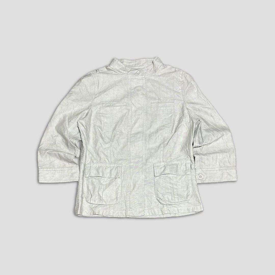 calvin klein utility jacket (Category: Coats, Jackets and Outerwear) located in Bacoor. Submitted by striped_boyz (Listing ID 1466415107, Image 1). Description: calvin klein utility jacket size XS on tag 18.5W 22L 10/10 condition no issue 499 free shipping .
