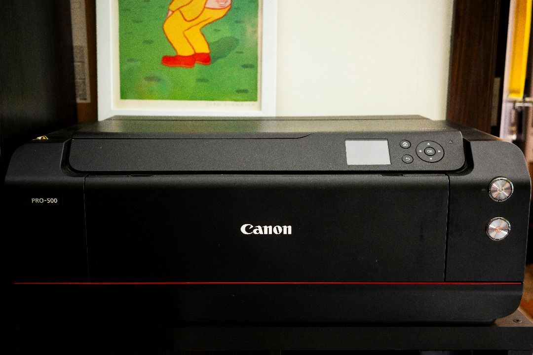 Canon imageprograf PRO-500 (Category: Printers, Scanners & Copiers) located in Quezon City. Submitted by longchamp_ (Listing ID 1466409705, Image 1). Description: A2 printer, ideal for exhibition prints and color-critical work Used for a single project, in like-new condition Includes an extra print head Selling to fund my next project.