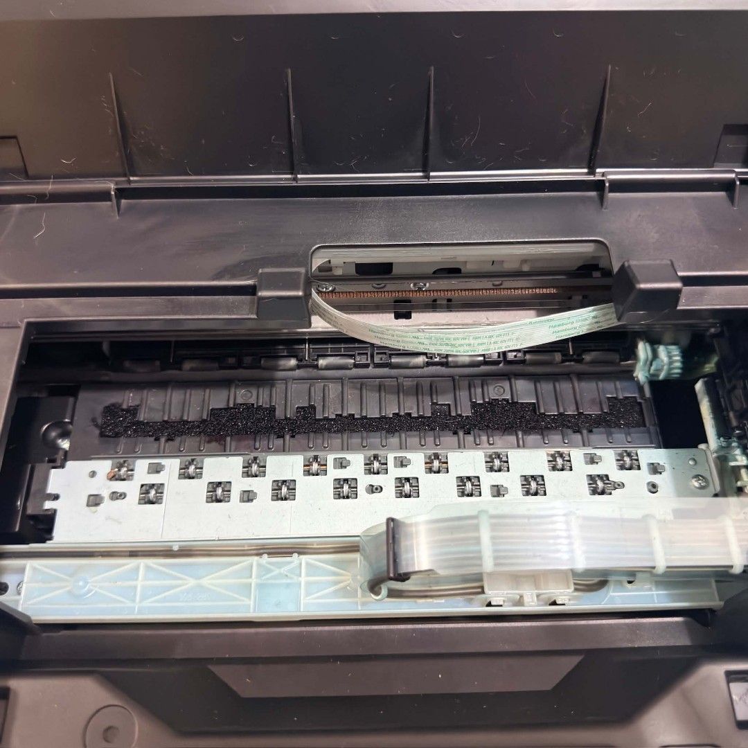 Canon PIXMA G1010 Printer (Category: Printers, Scanners & Copiers) located in Cainta. Submitted by gianmercado (Listing ID 1466468702, Image 2). Description: Canon PIXMA G1010 Printer * A4 Refillable Ink Tank Printer * USB 2.0 connection * 3 inks almost full; black needs refill soon * No issues / fully working * Rarely to moderately used * With USB cable + power cable * No box.