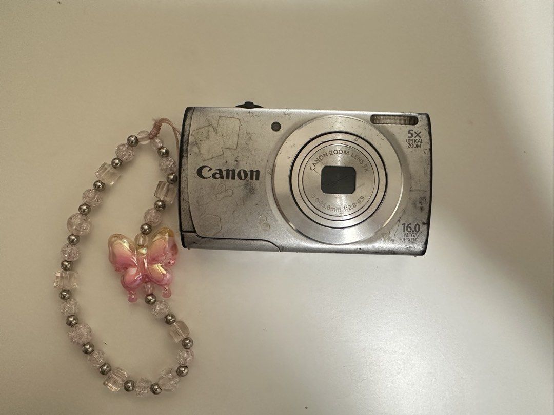 Canon Powershot A2500 Digital Camera HD (Category: Cameras) located in Antipolo. Submitted by elfsilk (Listing ID 1466467121, Image 1). Description: ⋆˚࿔ 16.0 megapixels + 5x optical zoom ⋆˚࿔ flash working ⋆˚࿔ fully functional, no major issues ⋆˚࿔ physical condition: 8/10 ⋆˚࿔ signs of usage (normal) ⋆˚࿔ scratches + minor dents on the body ⋆˚࿔ scratches/dents do not affect the output ⋆˚࿔ no cover on the charger port ⋆˚࿔ inclusions: unit, strap, bat