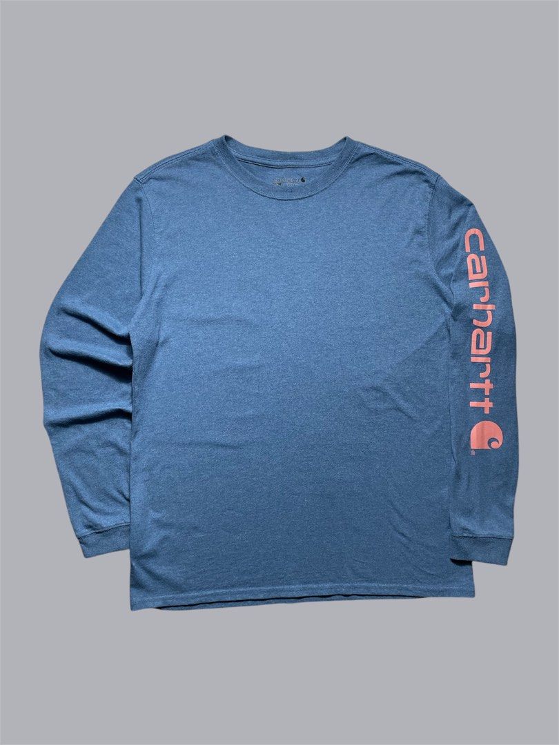 Carhartt Long Sleeve Script (Category: Coats, Jackets and Outerwear) located in Quezon City. Submitted by renovare.196 (Listing ID 1466493127, Image 1). Description: Carhartt Long Sleeve Script Excellent Condition Color Rate: 9.5/10 No Issue Measurements • Width: 20.5 • Length: 27 Price: 650 obo DM IF INTERESTED📥 .
