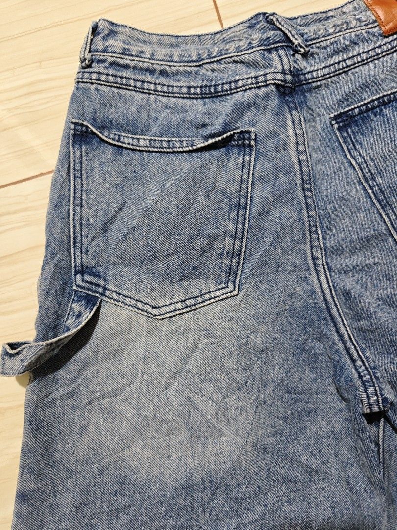 Carpenter Denim JORTS (Category: Shorts) located in Midsayap. Submitted by indigoventure (Listing ID 1466363111, Image 2). Description: Carpenter Dimitri black Denim Jorts waistline 28 - 29 length 23 hem 12 EXCELLENT CONDITION No issue bagong bago🔥.