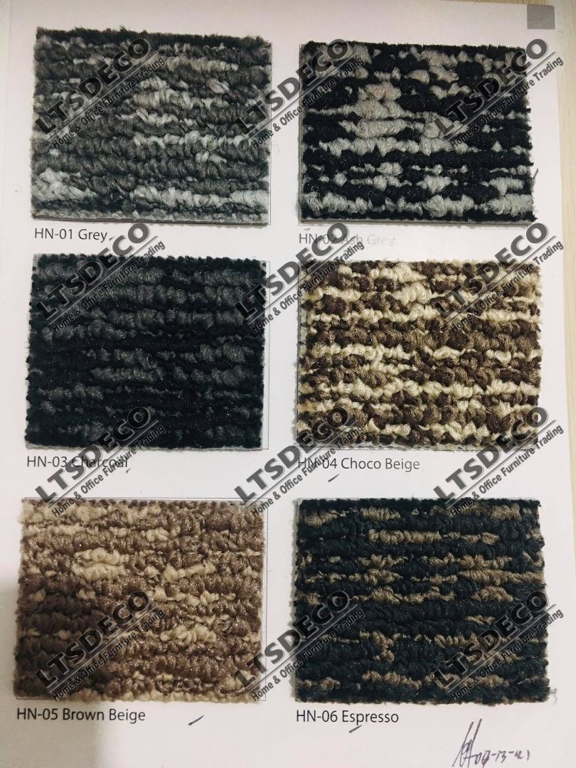 CARPET TILE SWATCH COLLECTION OFFICE PARTITION (Category: Office Furniture & Fixtures) located in Quezon City. Submitted by gel.ltsdeco29 (Listing ID 1466340934, Image 2). Description: LTSDECO Home and Office Furniture Trading MANUFACTURER • FABRICATOR • SUPPLIER Looking for office furniture, modular partitions, workstations, or customized furniture? We can help! LTSDECO Home and Office Furniture Trading is a trusted manufacturer, fabricator, and