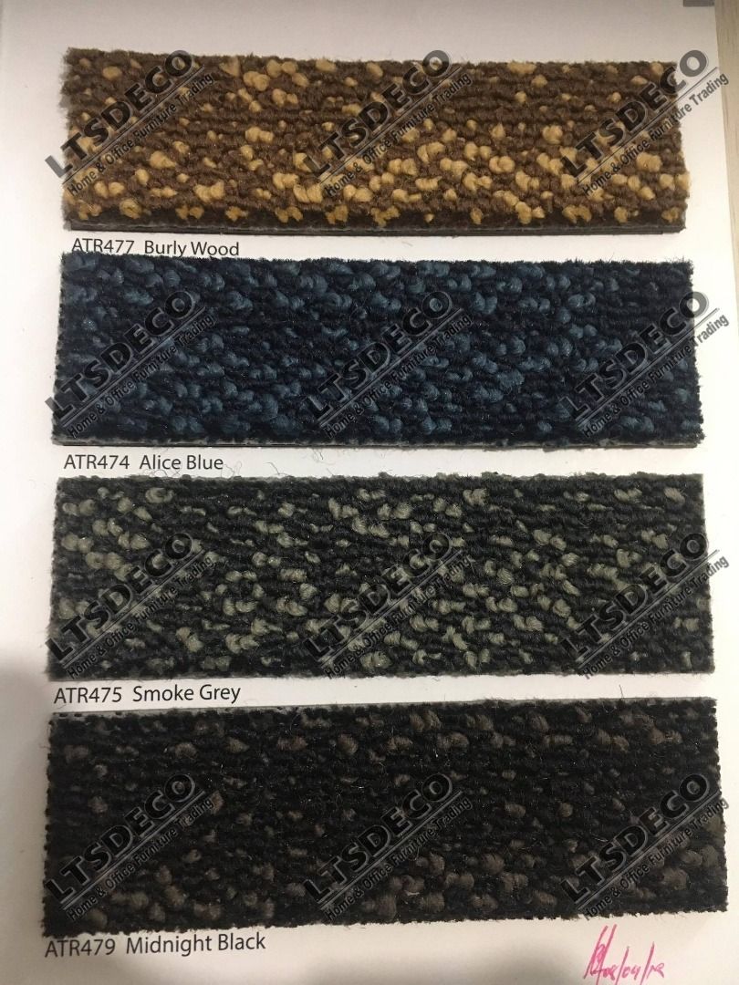 CARPET TILE SWATCH COLLECTION OFFICE PARTITION (Category: Office Furniture & Fixtures) located in Quezon City. Submitted by gel-4297 (Listing ID 1466340944, Image 1). Description: LTSDECO Home and Office Furniture Trading MANUFACTURER • FABRICATOR • SUPPLIER Looking for office furniture, modular partitions, workstations, or customized furniture? We can help! LTSDECO Home and Office Furniture Trading is a trusted manufacturer, fabricator, and supp