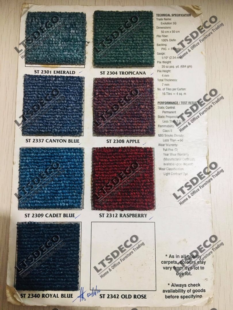 CARPET TILES OFFICE PARTITION (Category: Office Furniture & Fixtures) located in Quezon City. Submitted by gel.ltsdeco29 (Listing ID 1466344603, Image 3). Description: LTSDECO Home and Office Furniture Trading MANUFACTURER • FABRICATOR • SUPPLIER Looking for office furniture, modular partitions, workstations, or customized furniture? We can help! LTSDECO Home and Office Furniture Trading is a trusted manufacturer, fabricator, and supplier of qual